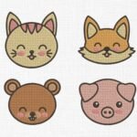 Baby Animals Bundle Embroidery Design - 5 Sizes