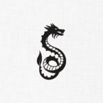 Dragon Embroidery Design - 5 Sizes