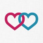 Joint Heart Symbol Embroidery Design - 5 Sizes