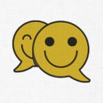 Smiley emoji Embroidery Design - 6 Sizes