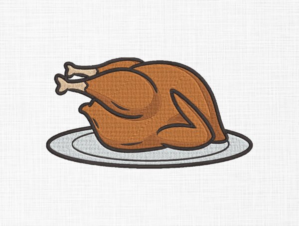 Chicken Embroidery Design - 5 Sizes