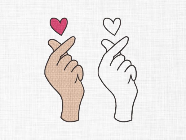 Peace Sign Embroidery Design - 6 Sizes