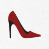 Heel Embroidery Design - 5 Sizes