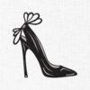 Heel Embroidery Design - 5 Sizes