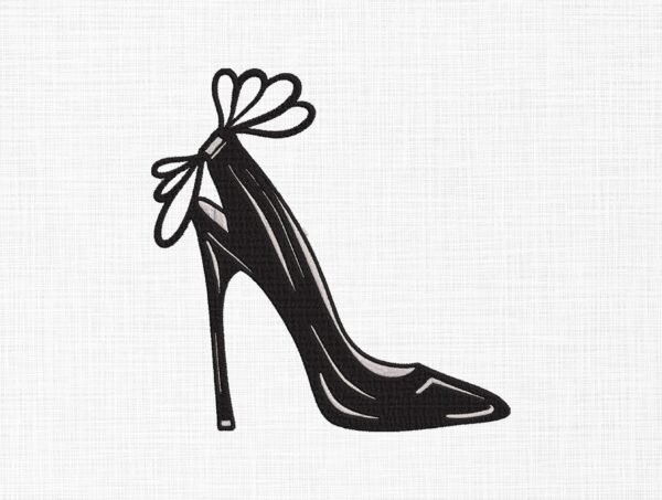 Heel Embroidery Design - 5 Sizes