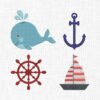Nautical Bundle Embroidery Design - 5 Sizes