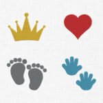 Baby Set Embroidery Design - 6 sizes