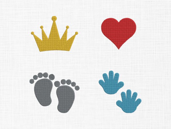 Baby Set Embroidery Design - 6 sizes