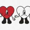 Monster Heart Embroidery Design - 6 sizes