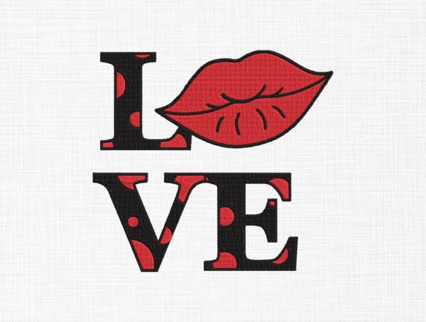 Love Embroidery Design - 5 sizes