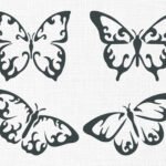 Butterfly Bundle Embroidery Design - 5 Sizes