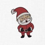 Santa Claus Embroidery Design - 5 Sizes