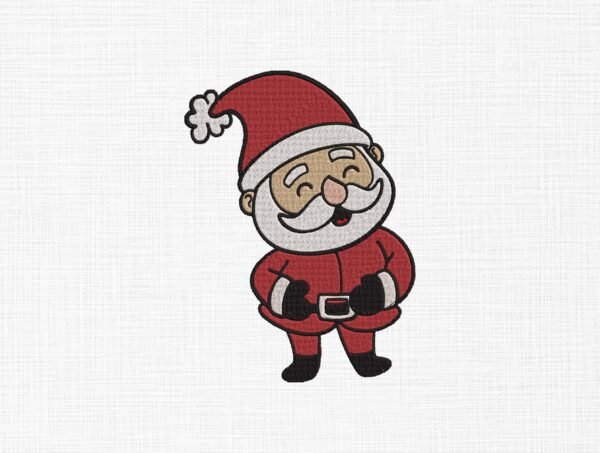 Santa Claus Embroidery Design - 5 Sizes