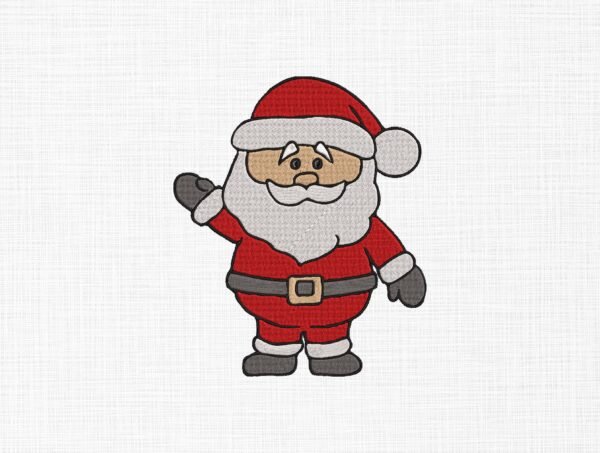 Santa Claus Embroidery Design - 5 Sizes
