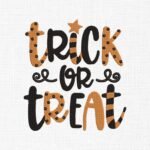 Trick Or Treat Halloween Embroidery Design - 5 Sizes