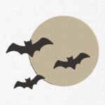 Bats Embroidery Design - 5 Sizes