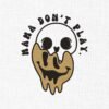 Skull Melting Face Embroidery Design - 5 Sizes