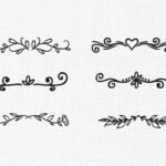 Heart Swirls Bundle Embroidery Design - 6 Sizes