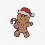 Christmas Cookie Embroidery Design - 5 Sizes