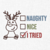 Christmas Deer Embroidery Design - 5 Sizes