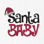 Santa Baby Embroidery Design - 5 Sizes