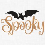 Spooky Embroidery Design - 5 Sizes