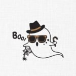 Cute Ghost Embroidery Design - 5 Sizes