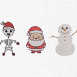 Christmas Bundle Embroidery Design - 5 Sizes
