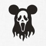 Scary Ghost Embroidery Design - 6 Sizes