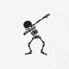 Dab Skeleton Embroidery Design - 5 Sizes