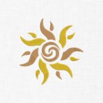 Boho Sun Flower Embroidery Design - 5 Sizes