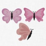 Butterflies Bundle Embroidery Design - 5 Sizes