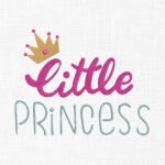 Little Princes Crown Embroidery Design - 5 Sizes