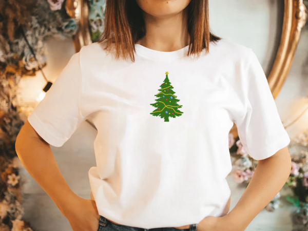 Christmas Tree Embroidery Design - 5 Sizes - Image 2