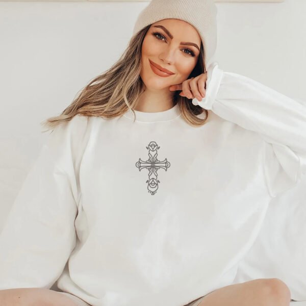 Celtic Cross Bundle Embroidery Design - 5 Sizes - Image 2