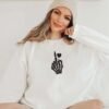 Skull Hand With Heart Embroidery Design - 5 Sizes - Image 3
