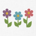 Mini Flowers Embroidery Design - 5 Sizes