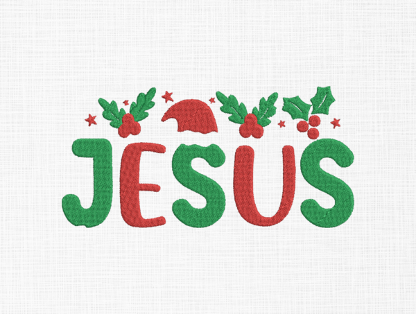 Jesus Embroidery Design - 5 Sizes