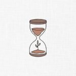 Time Hour Glass Embroidery Design - 5 Sizes