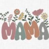 Floral Mama Embroidery Design - 5 Sizes