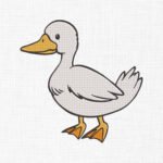 Goose Embroidery Design - 5 Sizes