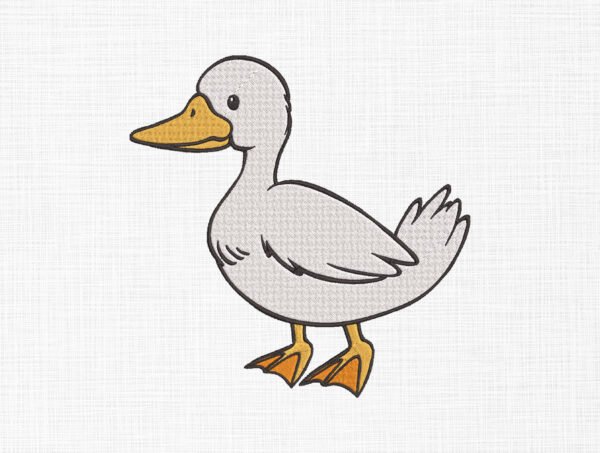Goose Embroidery Design - 5 Sizes
