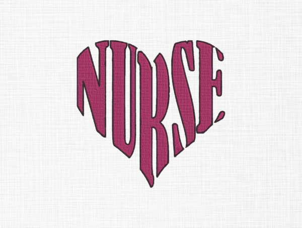 Nurse Embroidery Design - 5 Sizes
