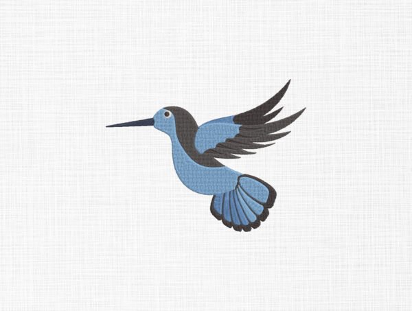 Bird Embroidery Design - 5 Sizes