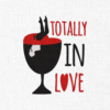 I love Wine Embroidery Design - 5 Sizes