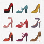 High Heel Bundle Embroidery Design - 5 Sizes