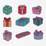 Gifts Bundle Embroidery Design - 5 Sizes
