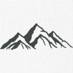 Mountain Embroidery Design - 5 Sizes