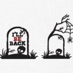 Horror Tombstone Embroidery Design - 5 Sizes