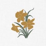 Yellow Flower Bouquet Embroidery Design - 5 Sizes